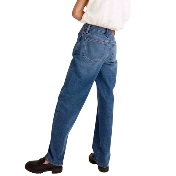 MADEWELL The Baggy Straight Jeans Blue Firthway Wash - Picture 4 of 14